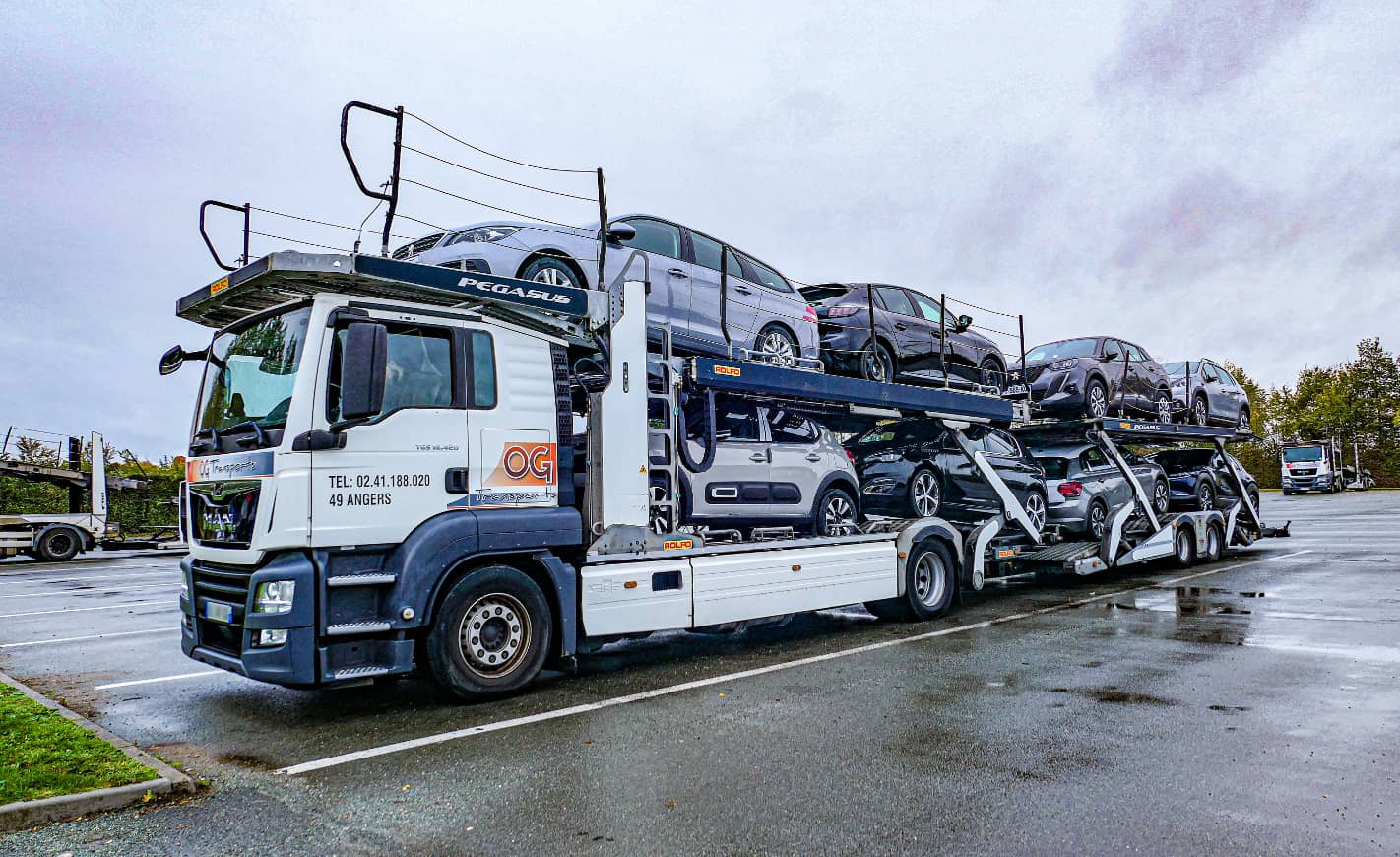 Transport de véhicule par camion en France - Oger Transports